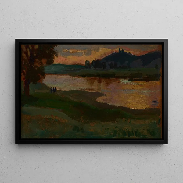 Jan Stanislawski - Bielany at Dusk.webp