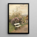 Le banc de jardin blanc - Jan Stanisławski — quadro incorniciato alla parete