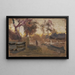 Cours de ferme - Jan Stanisławski — gerahmtes Bild an der Wand