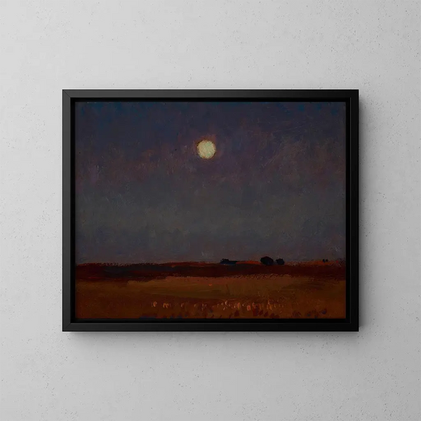 Nacht im Mondschein - Jan Stanisławski — gerahmtes Bild an der Wand