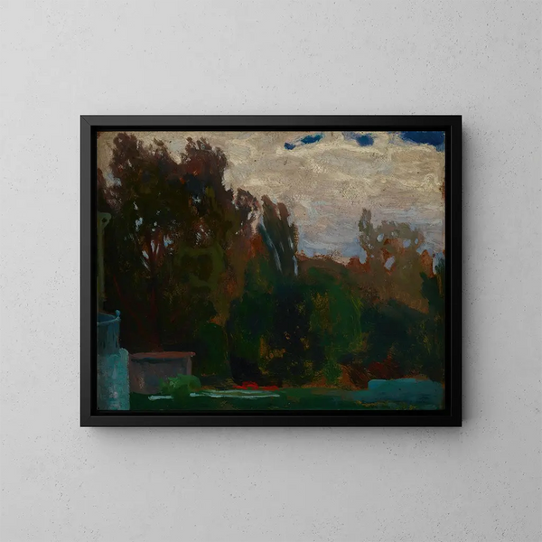 Park in Kiew - Jan Stanisławski — gerahmtes Bild an der Wand