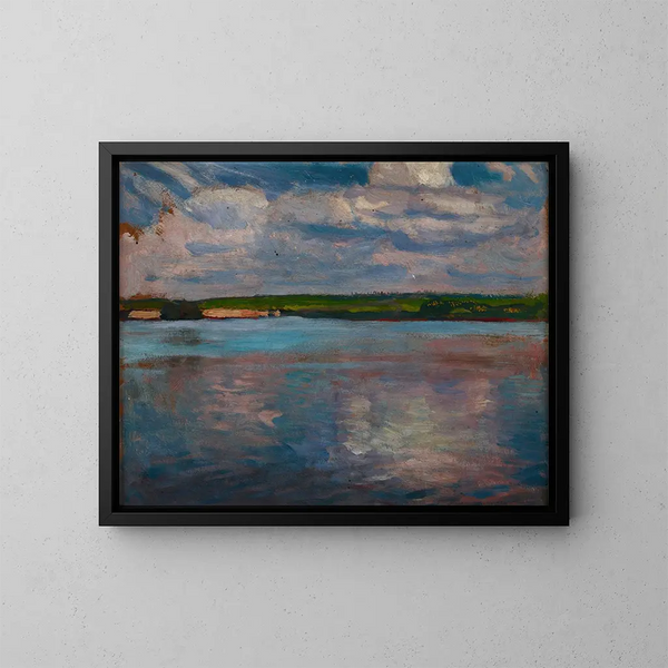Wasser in der Sonne - Jan Stanisławski — gerahmtes Bild an der Wand