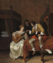 Ascagnes e Lucelle La Lezione di musica - Jan Steen — vista dell’opera