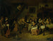 Bauernhochzeit - Jan Steen — Ansicht des Kunstwerks