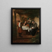 Abendessen in Emmaus - Jan Steen — gerahmtes Bild an der Wand