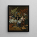 La Maison Dissolue - Jan Steen — quadro incorniciato alla parete