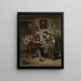 L'Entreprise - Jan Steen — gerahmtes Bild an der Wand