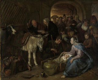 Jan Steen - The adoration of the shepherds.webp