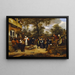 Hochzeitsfest im Dorf - Jan Steen — gerahmtes Bild an der Wand
