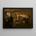 Interior of a mill - Jan Stobbaerts — framed artwork on a wall