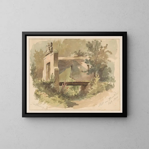 Rune del castello di Heemstede - Jan Striening — quadro incorniciato alla parete