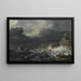 Meereslandschaft - Jan Theunisz Blanckerhoff — gerahmtes Bild an der Wand