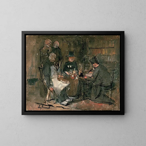 im Anwaltsbüro - Jan Toorop — gerahmtes Bild an der Wand