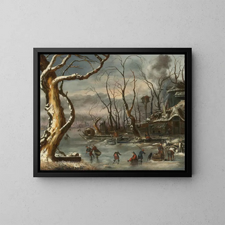 Jan Van Kessel The Elder - A Winter Landscape.webp