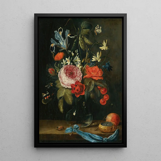 Jan Van Kessel The Elder - Still Life With Flowers In A Glass Vase.webp
