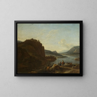 Jan Vermeer van Haarlem the Elder - Waterside landscape.webp