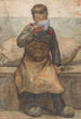 Young boy drinking - Jan Veth — artwork view