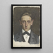Portrait eines jungen Mannes - Jan Veth — gerahmtes Bild an der Wand