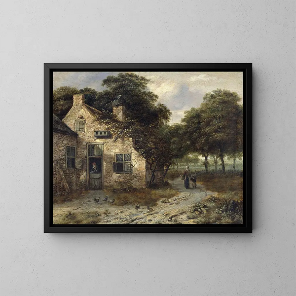 La Ferme - Jan Wijnants — gerahmtes Bild an der Wand