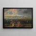 Vista panoramica della città di Anversa attraverso l'Escalda - Jan Wildens — quadro incorniciato alla parete