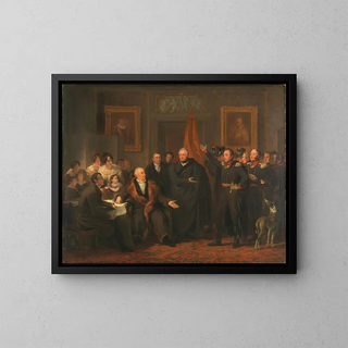 Jan Willem Pieneman - Triumvirate Assuming Power in the Name of the Prince of Orange 21 November 1813.webp