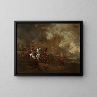 Jan Wyck - A battle scene.webp