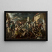 Christus und die Stadt - Jan Wydra — gerahmtes Bild an der Wand