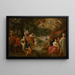 Das Tauf des Christus - Jan van Balen — gerahmtes Bild an der Wand