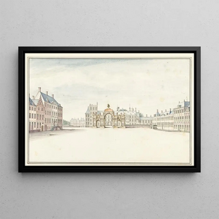 Jan van Call the elder - Ereboog voor koning Willem III aan Den Haag 1691.webp