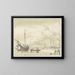 Winterlandschaft - Jan van Call l'Ancien — gerahmtes Bild an der Wand