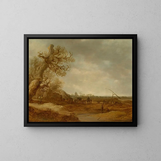 Jan van Goyen - A dune landscape with figures.webp