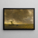 Scena di Estuario con l'Arrivo di una Rafale e Weyschuits che Abbassano le Loro Vele - Jan van Goyen — quadro incorniciato alla parete