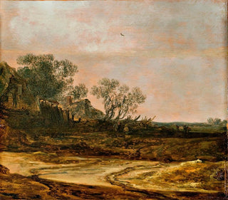 Jan van Goyen - Houses in the Dunes.webp