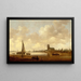 Vue de Dordrecht - Jan van Goyen — gerahmtes Bild an der Wand