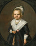 Portrait einer jungen Frau mit einer Blume - Jan van Teylingen — Ansicht des Kunstwerks