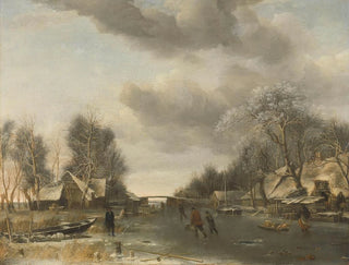 Jan van de Cappelle - Winter Scene.webp