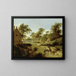 Jan van der Heyden - On a Country Road.webp