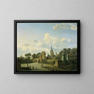 Jan van der Heyden - The Church of St Severin in Cologne in an Imaginary Setting.webp