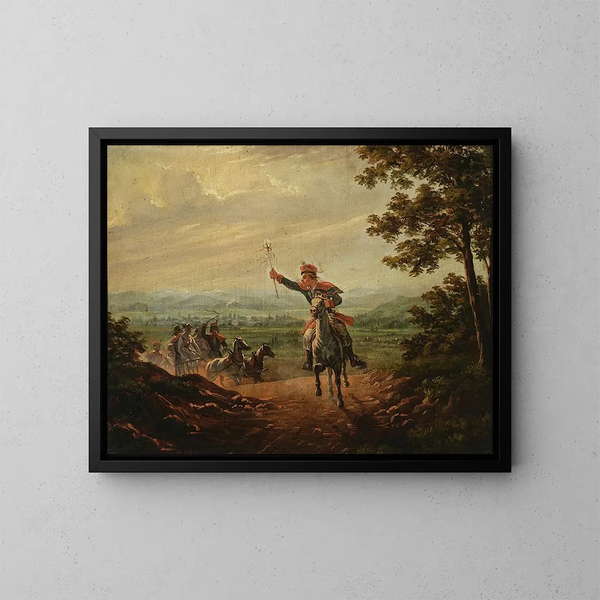 Mariage cracovien - January Suchodolski — gerahmtes Bild an der Wand