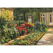Riproduzione del dipinto Giardino di Wannsee - Casa con piante rosse - Max Liebermann