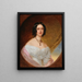 Portrait de Pauline Comtesse Nostitz 1801-1881 - Jaroslav Čermák — gerahmtes Bild an der Wand