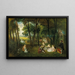 Fête Galante in un Paesaggio Boscoso - Jean-Antoine Watteau — quadro incorniciato alla parete