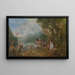 L'Embarquement pour Cythère - Jean-Antoine Watteau — gerahmtes Bild an der Wand