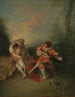 La Surprise - Jean-Antoine Watteau — Ansicht des Kunstwerks