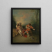 La Surprise - Jean-Antoine Watteau — gerahmtes Bild an der Wand