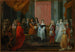Luigi XIV consegna l'Ordine del Cordone Blu al duca di Borgogna, padre di Luigi XV - Jean-Antoine Watteau — vista dell’opera