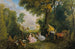 Rendez-vous de Chasse - Jean-Antoine Watteau — Ansicht des Kunstwerks