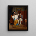 Lettura ai convalescenti - Jean-Augustin Franquelin — quadro incorniciato alla parete