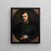 Ritratto del conte Alfred de Liesville 1820-1885 conservatore aggiunto del museo Carnavalet e donatore della collezione rivoluzionaria - Jean-Baptiste Ange Tissier — quadro incorniciato alla parete
