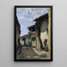 Une rue de village à Dardagny - Jean-Baptiste-Camille Corot — quadro incorniciato alla parete